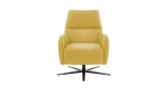 Komfort-Relaxsessel plano|FORM Tivoli, in der Farbausführung Yellow, Frontansicht