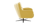 Komfort-Relaxsessel plano|FORM Tivoli, in der Farbausführung Yellow, Seitenansicht
