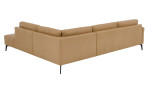 Komfort-Ecksofa plano|FORM Formello, in der Farbausführung Honey, Rückansicht