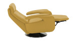 Komfort-Relaxsessel plano|FORM Freeway, in der Farbausführung Yellow, Seitenansicht mit Funktion