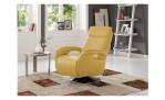 Komfort-Relaxsessel plano|FORM Freeway, in der Farbausführung Yellow, in einem Raum stehend mit der Relaxfunktion