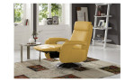 Komfort-Relaxsessel plano|FORM Freeway, in der Farbausführung Yellow, in einem Raum stehend mit der Relaxfunktion