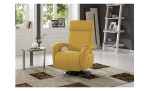 Komfort-Relaxsessel plano|FORM Freeway, in der Farbausführung Yellow, in einem Raum stehend
