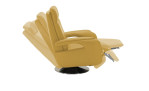 Basis-Relaxsessel plano|FORM Freeway, in der Farbausführung Yellow, Seitenansicht mit Funktion