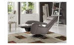 Basis-Relaxsessel plano|FORM Freeway, in der Farbausführung Greystone, in einem Raum stehend, mit der Relaxfunktion