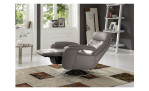 Basis-Relaxsessel plano|FORM Freeway, in der Farbausführung Greystone, in einem Raum stehend, mit der Relaxfunktion