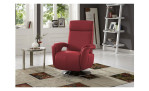 Basis-Relaxsessel plano|FORM Freeway, in der Farbausführung Rot, in einem Raum stehend