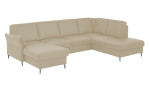 Basis-Wohnlandschaft plano|FORM Lirio, in der Farbausführung Beige, Schrägansicht