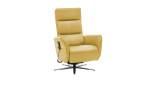 Komfort-Relaxsessel plano|FORM Rimini in der Farbausführung Yellow, Schrägansicht