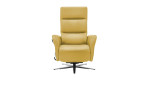 Komfort-Relaxsessel plano|FORM Rimini in der Farbausführung Yellow, Frontansicht