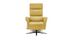 Komfort-Relaxsessel plano|FORM Rimini in der Farbausführung Yellow, Frontansicht