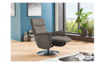 Basis-Sessel plano|FORM Highway, in der Farbausführung Greystone, mit der Relaxfunktion