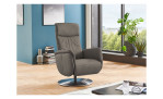 Basis-Sessel plano|FORM Highway, in der Farbausführung Greystone, in einem Raum stehend