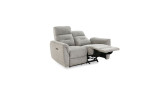 2-Sitzer-Sofa Ivana in der Farbe grau