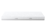 Taschenfederkernmatratze myNap in einem Stoff Bezug in weiß und grau.
