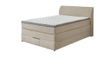 Boxspringbett Kawai in der Farbe natur