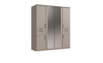 Drehtürenschrank Kaj in der Farbe Grau