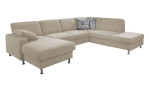 Basis-Wohnlandschaft plano|FORM Nizza, in der Ausführung Beige
