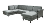 Basis-Ecksofa plano|FORM Lirio in der Farbausführung Steel
