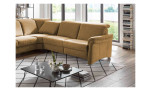 Detailbild Spitzecke mit Relaxfunktion Komfort-Wohnlandschaft planoIFORM Euphoria in der Farbe Curry
