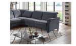 Detailbild Spitzecke mit Relaxfunktion Komfort-Wohnlandschaft planoIFORM Euphoria in der Farbe Denim