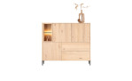 Highboard Trenton Eichenfurnier mit Push to-open-Funktion, Draufsicht