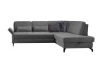 Basis-Ecksofa Westminister in der Farbe Anthrazit