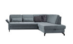 Basis-Ecksofa Westminister in der Farbe Blau