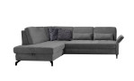 Basis-Ecksofa Westminister in der Farbe Anthrazit