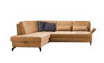 Basis-Ecksofa Westminister in der Farbe Cognac