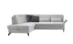 Basis-Ecksofa Westminister in der Farbe Silver