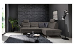 Basis-Ecksofa Westminister in der Farbe Stone in einem Raum stehend 