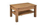 Couchtisch Sun aus Massivholz Wildeiche mit Schublade