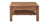 Couchtisch Sun aus Massivholz Wildeiche mit Schublade