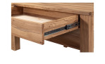 Couchtisch Sun aus Massivholz Wildeiche mit Schublade, Ansicht Schublade