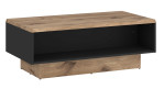 Couchtisch Pamela in der der Farbe Viking Eiche mit Absetzungen in Anthrazit