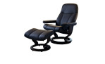 Stressless Sessel Consul (M) Classic mit Hocker in schwarz