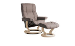 Relaxsessel mit Hocker Stressless Mayfair, in der Farbausführung Brown