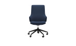 Drehstuhl Stressless Laurel v2 High (L), in der Farbausführung Dark Blue, Frontansicht