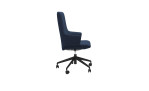 Drehstuhl Stressless Laurel v2 High (L), in der Farbausführung Dark Blue, Seitenansicht