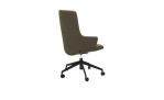Drehstuhl Stressless Laurel v2 High (L), in der Farbausführung Green, Schräg-Rückansicht