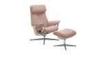 Relaxsessel mit Hocker Stressless Paul (l) Croß in der Darbausführung Beige