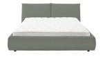 Komfort-Polsterbett Houston in einem Feincordbezug in Oliv.