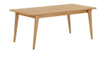 Ausziehtisch Nilla von House Nordic in Eichenfurniert, inkl. einer Verlängerungsplatte