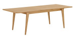 Ausziehtisch Nilla von House Nordic in Eichenfurniert, inkl. einer Verlängerungsplatte, Ansicht ausgezogen