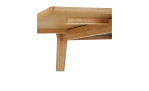 Ausziehtisch Nilla von House Nordic in Eichenfurniert, inkl. einer Verlängerungsplatte, Detailansicht