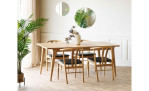 Ausziehtisch Nilla von House Nordic in Eichenfurniert, inkl. einer Verlängerungsplatte, Ansicht im Milieu