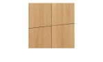 Highboard Nilla von House Nordic aus Eichenfurnier mit 4 Türen, Detailansicht