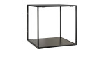 Wandregal Nilla von House Nordic aus schwarzem Metall, Würfel-Form