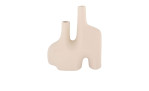 Vase Nilla von House Nordic in der Farbe Sand aus Keramik